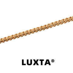 Golden Three-dimensional Cuban Bracelet