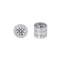 Non-pierced Diamond Stud Earrings