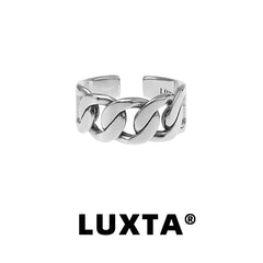 S925 Silver Cuban Link Ring