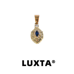 Gold-plated Blue Eye Small Pendant