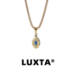 Gold-plated Blue Eye Small Pendant