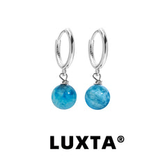Original 925 Silver Blue Apatite Earrings