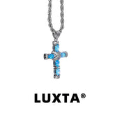 Blue Cross Pendant