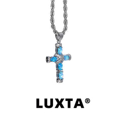 Blue Cross Pendant