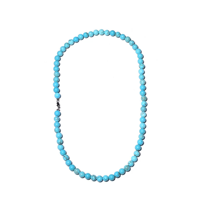 Turquoise Necklace Ore Roasted Clavicle Chain