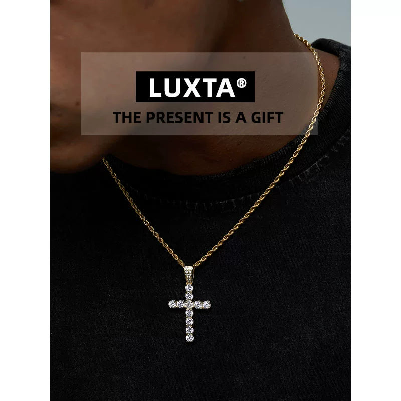 Ice Cross Necklace