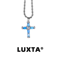Blue Cross Pendant