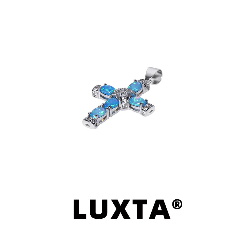 Blue Cross Pendant