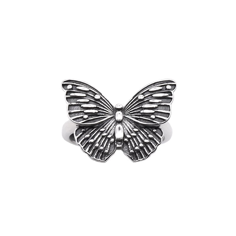 Silver Butterfly Ring