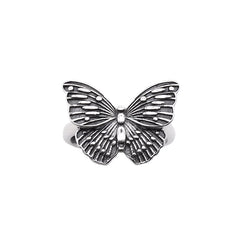 Silver Butterfly Ring