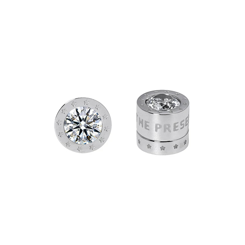 Non-pierced Diamond Stud Earrings