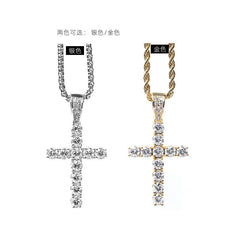 Ice Cross Necklace