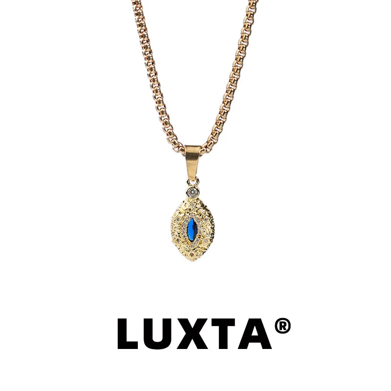 Gold-plated Blue Eye Small Pendant
