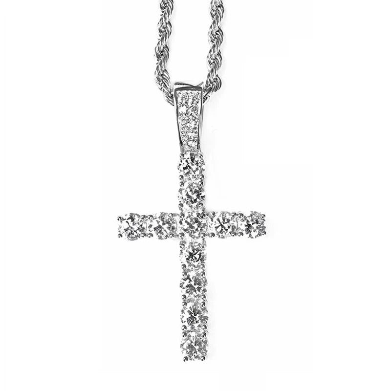 Ice Cross Necklace