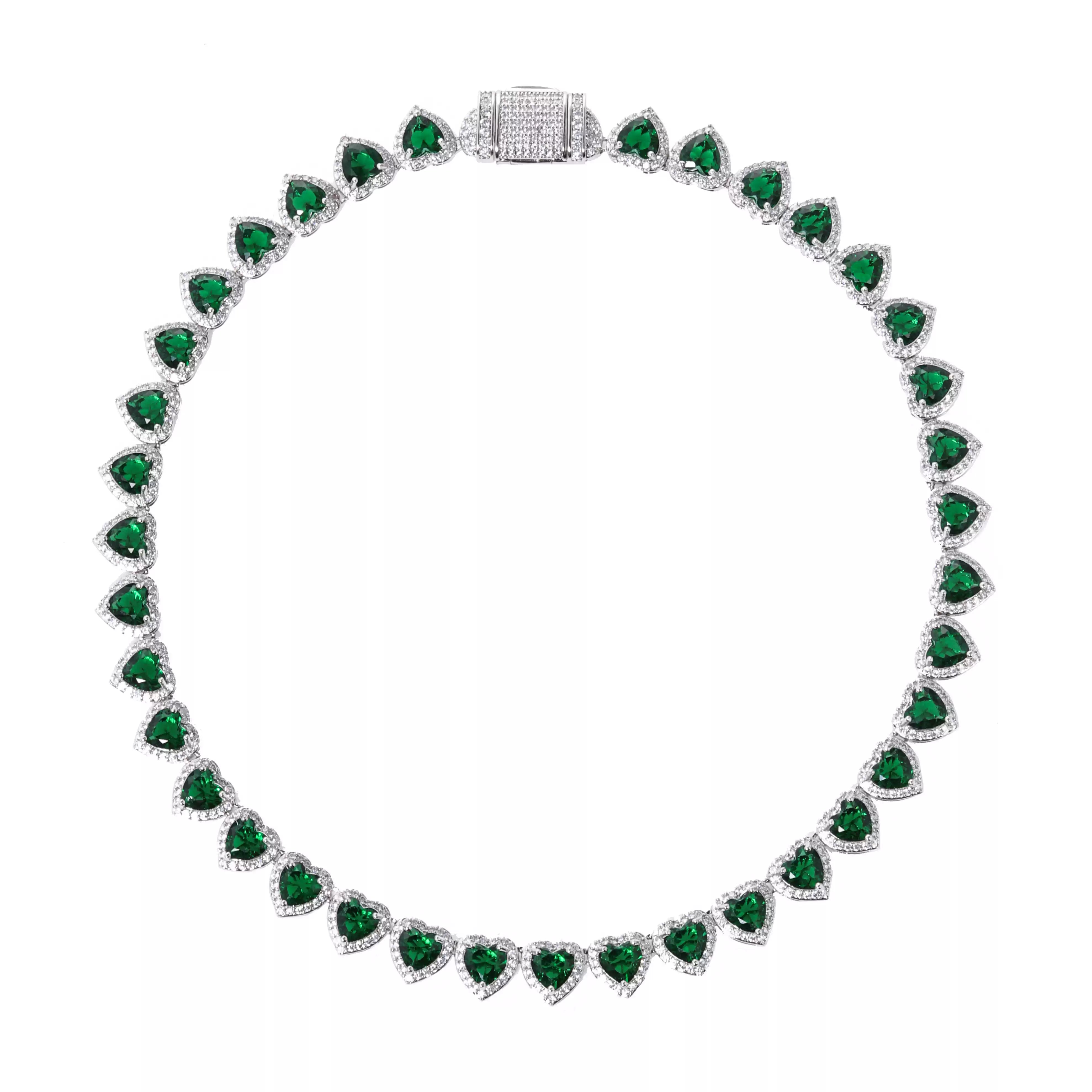 Love Green Diamond Necklace