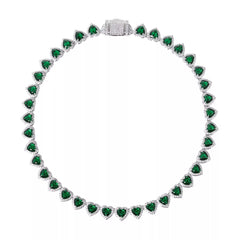 Love Green Diamond Necklace
