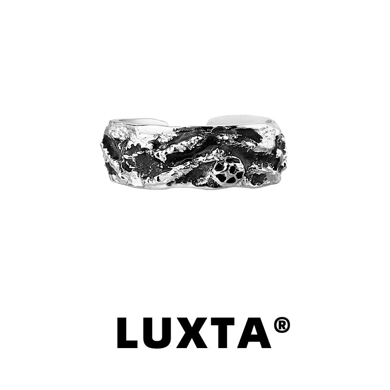Sterling Silver Black Glacier Ring