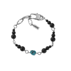 Original Turquoise Spliced black Agate Bracelet
