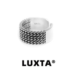 S925 Sterling Silver Cuban Ring